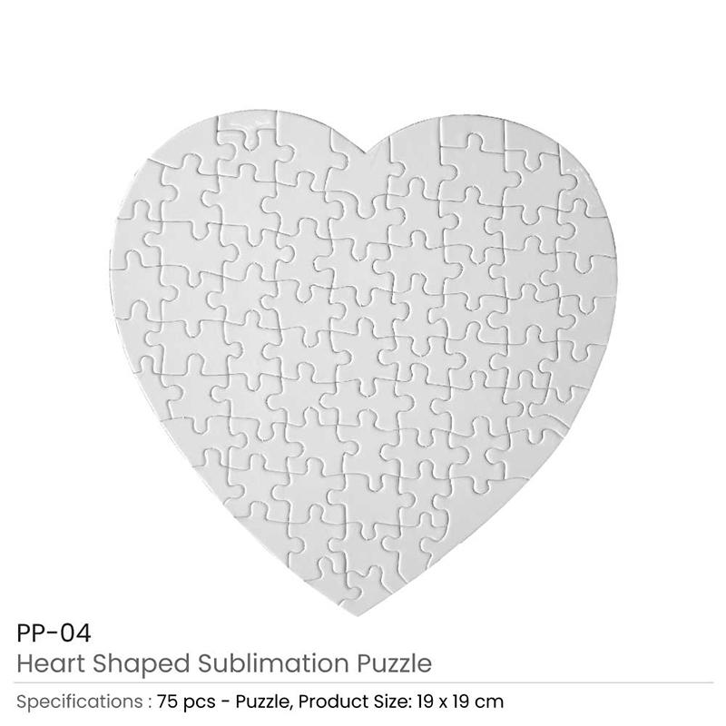 Easy Heart Shaped Puzzles